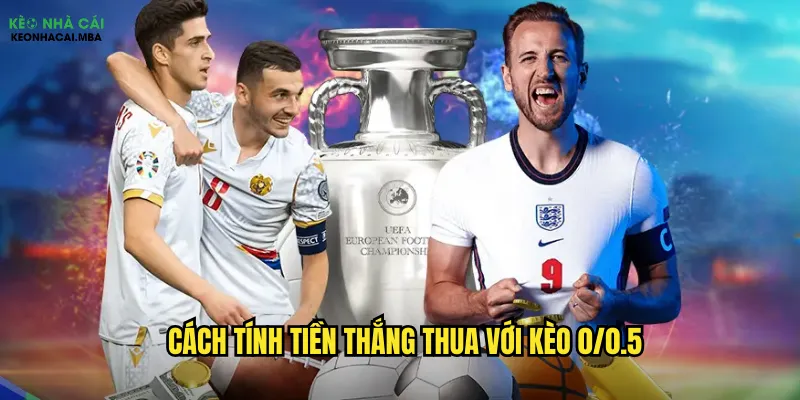 Cách tính tiền thắng thua với kèo 0/0.5