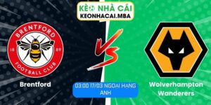 Soi kèo Brentford vs Wolverhampton Wanderers (03:00 17/03, Ngoại hạng Anh)